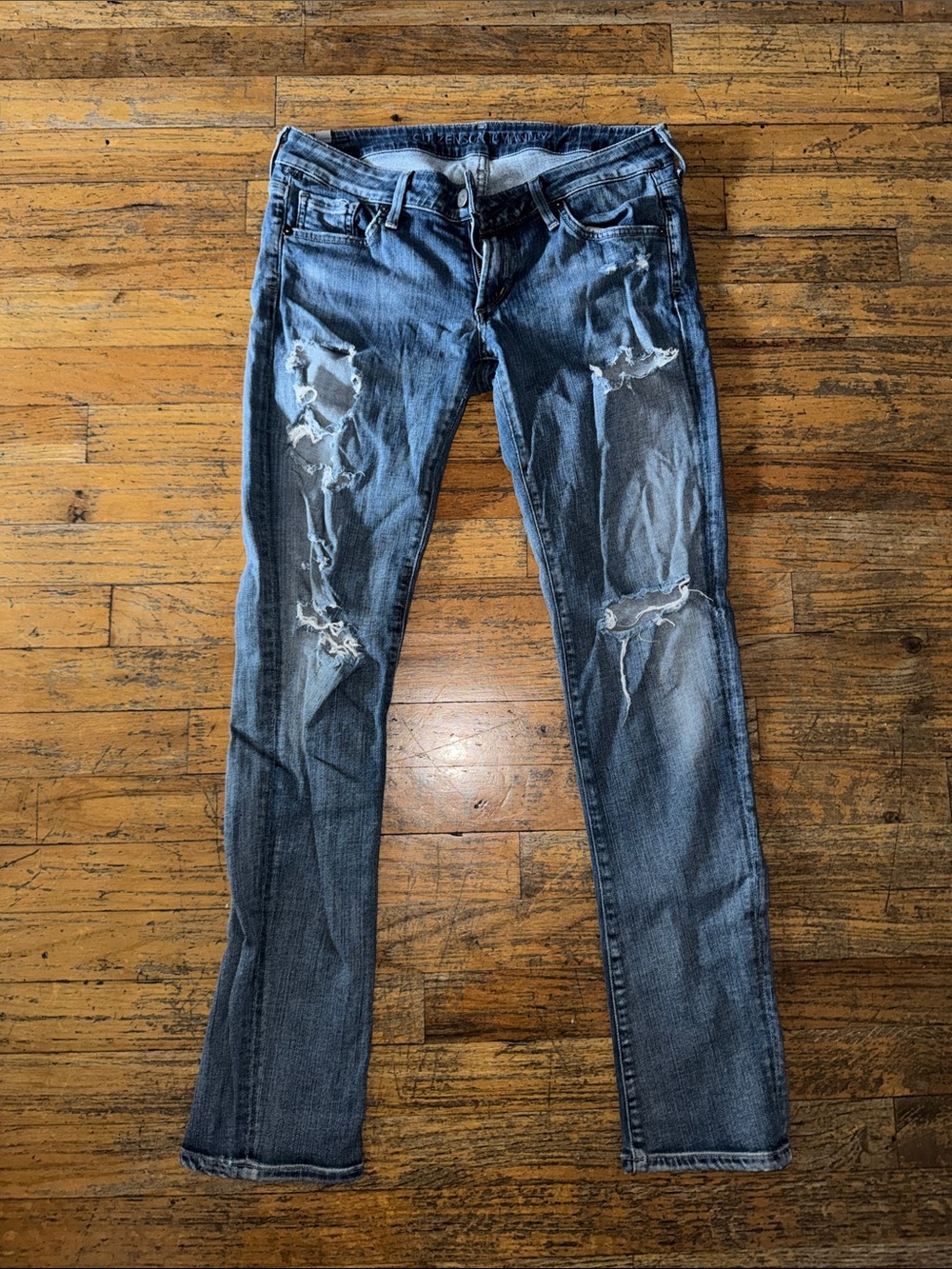 Citizens Of Humanity Distressed Skinny Jeans - Blue